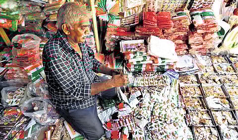 A vendor in Chalai