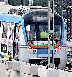 L&T metro rail introduces parking fees at Nagole, Miyapur stations