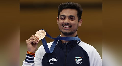 Indian Rifle shooter Swapnil Kusale