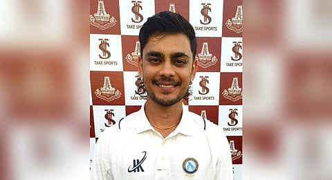 Ishan Kishan during the Buchi Babu Invitational tournament