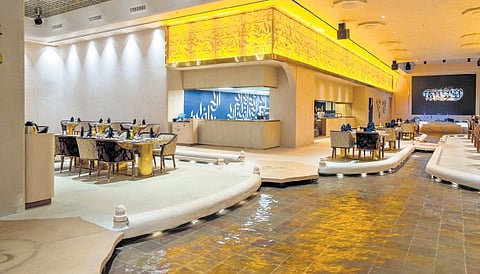 At Tansen, guests are enveloped in a poetic and serene environment. The gentle flow of water adds a soothing rhythm to the air.