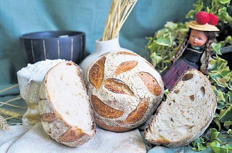 Fresh sourdough bread