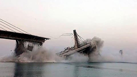 Bridge collapse in Bihar