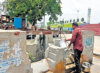 The well is a sort of an oasis in times of need.