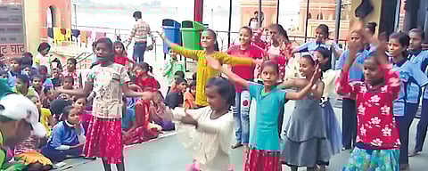 Nitin Kumar pursued education relentlessly and now empowers over 200 underprivileged children by providing free lessons on the banks of the Ganges.