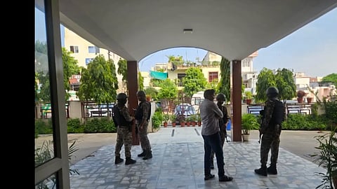 Bomb disposal squad teams cordoned off the hospitals to check the hospital premises but found nothing suspicious.