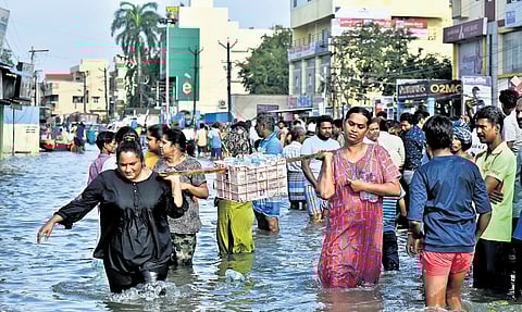 The corporation has requested volunteers to prepare a detailed report on issues such as water stagnation, relief measures, and any other challenges experienced by the people during cyclone Michaung and past floods
