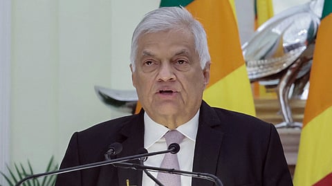 Sri Lankan President Ranil Wickremesinghe.