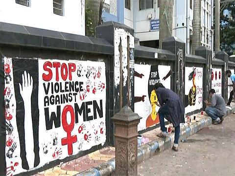 Image from the protests against rape-murder of trainee doctor in Kolkata used for representational purposes only. 