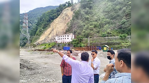 The landslide occurred at the site of NHPC’s 510 MW Teesta-V hydropower station at Dipudara near Singtam town in the Gangtok district.