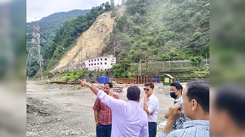 The landslide occurred at the site of NHPC’s 510 MW Teesta-V hydropower station at Dipudara near Singtam town in the Gangtok district.