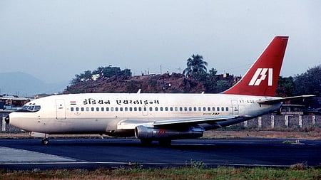 The IC814 flight that was hijacked by militants en route to New Delhi from Kathmandu. 