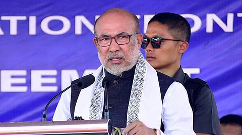 Manipur Chief Minister N Biren Singh.
