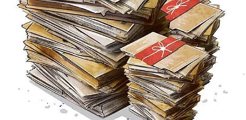 Red tape, official documents , files