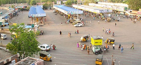 Bus stand image used for representational purposes