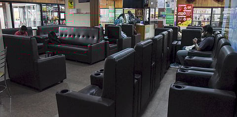 The executive lounge in Tiruchy railway junction