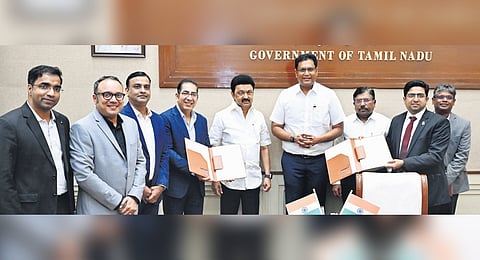 An MoU was signed in the presence of CM MK Stalin