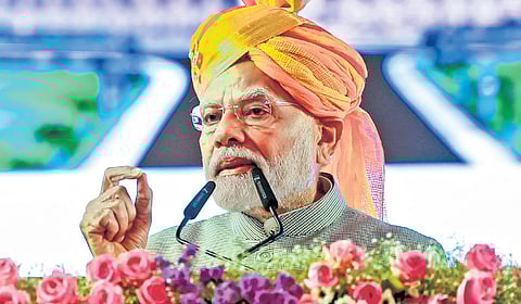 PM Narendra Modi at Rajasthan High Court’s platinum jubilee celebrations 