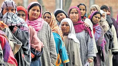 Elections are taking place for the first time after the abrogation of Article  370 | PTI