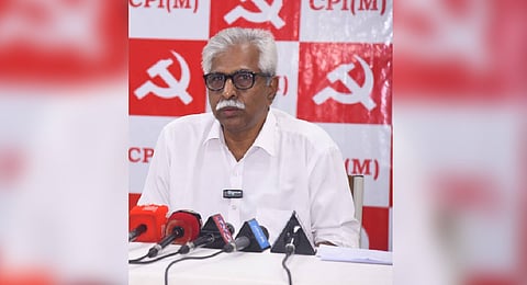 CPM State secretary V Srinivasa Rao