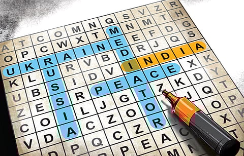 Bear hugs on both sides of battle line