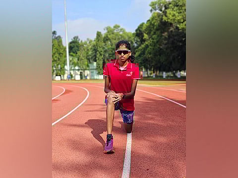 Rakshita, 23, finished last out of four runners in Heat 3, clocking a time of 5:29.92. 