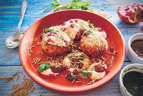 Aloo tikki chaat
