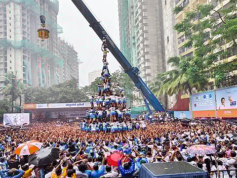 Dahi Handi celebration in Mumbai