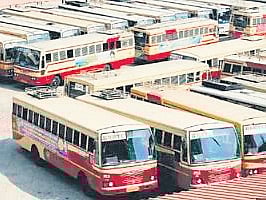 KSRTC buses image used for representation