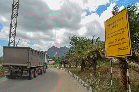 Killiyoor Congress MLA S Rajesh Kumar said the state government should take a policy decision in preventing rock minerals from being transported to Kerala in multi-wheeler very-heavy vehicles from the district, and allow mini load vehicles with under six tyres inside