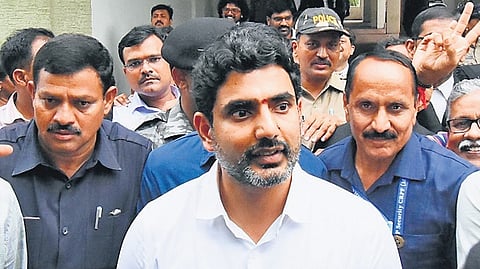 Minister for HRD N Lokesh 