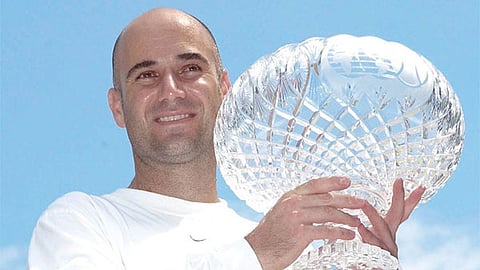 Tennis legend Andre Agassi