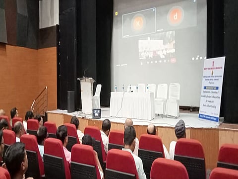 Workshop held on implementation of accessibility standards in feature films for persons with hearing and visual disabilities in Assam.