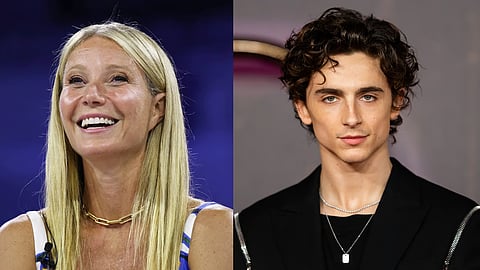 Gwyneth Paltrow and Timothee Chalamet