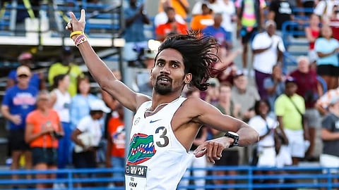 Indian track athlete Parvej Khan