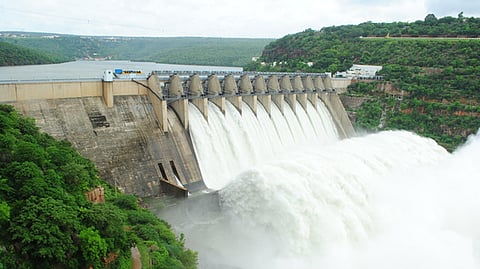 Srisailam dam.