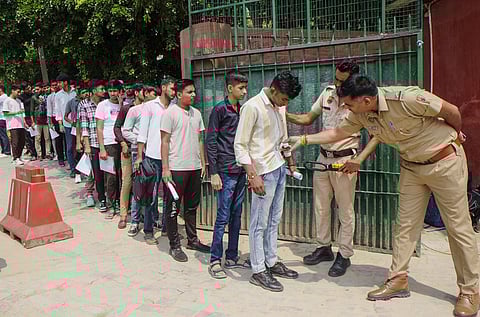 Congress spokesperson Bibhuti Bhusan Mohapatra said one of the 117 aspirants who have been arrested is the son of a retired DIG rank officer.