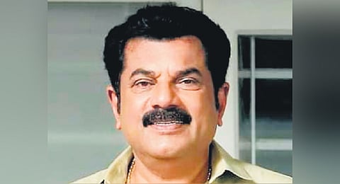 CPM MLA and actor Mukesh.