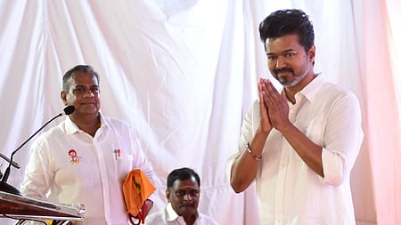 Actor and Tamizhaga Vettri Kazhagam party Chief Vijay