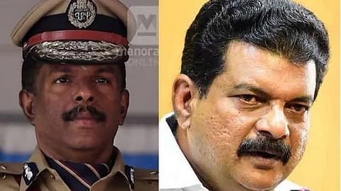  ADGP M R Ajith Kumar and PV Anwar MLA