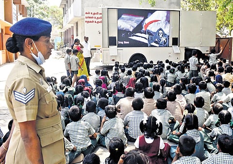 Under the scheme, the ‘police akka’ is introduced to the students during the orientation programme at the start of the academic year. 