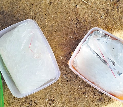 The boxes that washed ashore near Kodiyakarai 