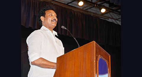 TN Minister for School Education Anbil Mahesh Poyyamozhi