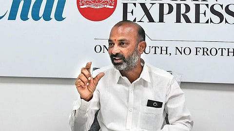 Union Minister of State for Home Affairs Bandi Sanjay Kumar 