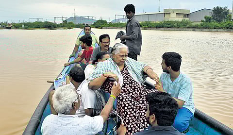 Rising inflows to the Prakasam Barrage triggered freshwater fears among residents living in regions, abutting the River Krishna.