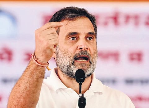 Rahul steps up attack on collapse of Shivaji statue