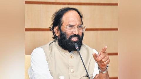 Irrigation Minister N Uttam Kumar Reddy