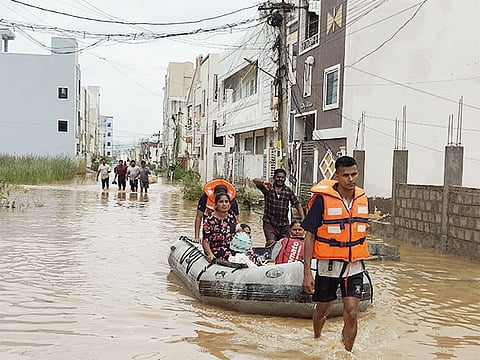 Representative Image: Indian Navy flood relief teams rescue over 180 personnel in Andhra Pradesh