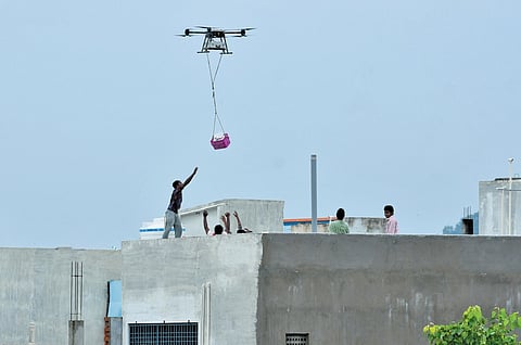 Drones, new ammo in Andhra Pradesh govt’s flood relief operations