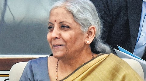 Nirmala Sitharaman at the GST Council meeting | ANI